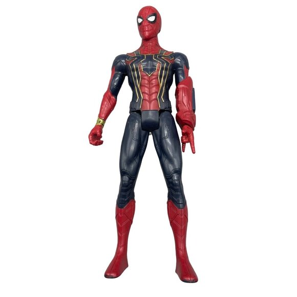 Marvel Titan Hero Series Avengers Infinity War Spider-Man figure Hasbro READ - Picture 1 of 8